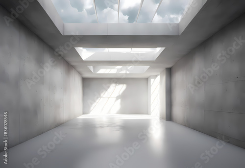 empty white room