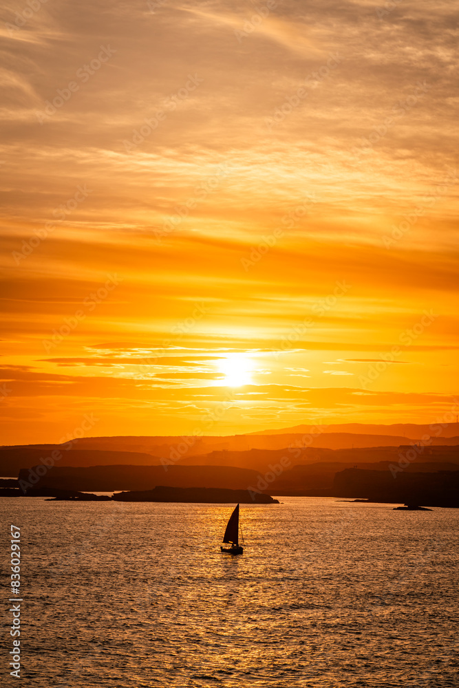 Sunset walking around Trearddur bay Anglesey Sunset walking around Trearddur bay Anglesey