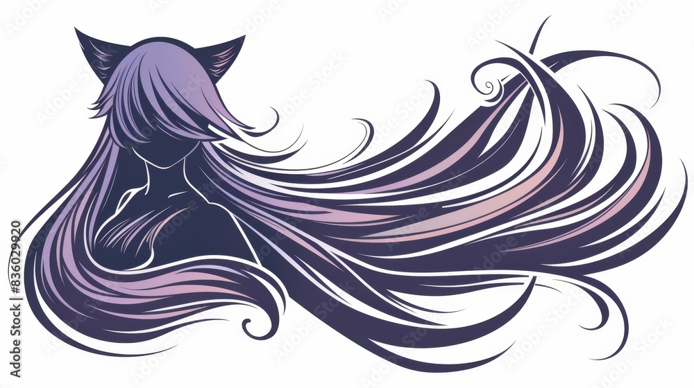 Adorable anime illustration of a charming woman with cat ears and tail in vibrant colors, crafted with detailed highquality artistry. Adorable anime illustration of a charming woman with cat ears and tail in vibrant colors, crafted with detailed highquality artistry.