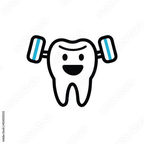 Happy tooth brush on a isolated white background 5