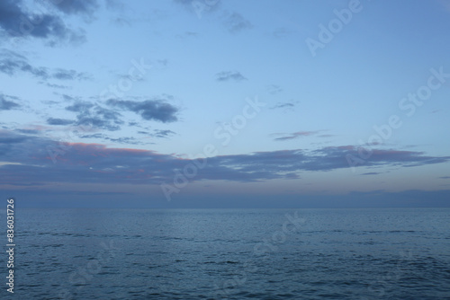 Calm ocean water and serene...