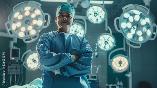 Surgeon in the surgery room