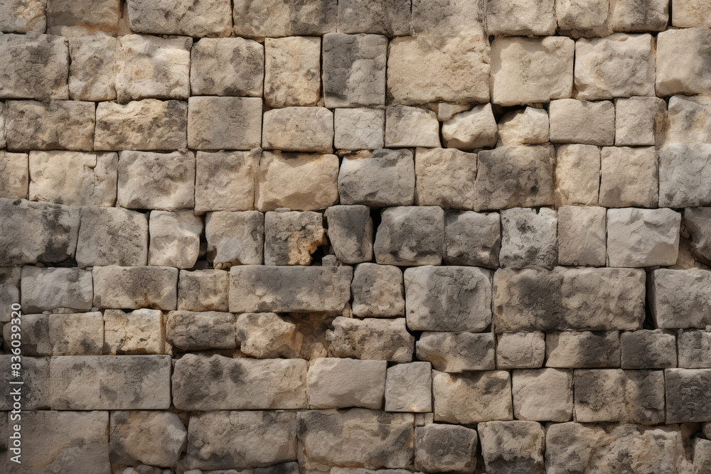 Processed collage of old ancient sand block wall texture in daylight. Background for banner Processed collage of old ancient sand block wall texture in daylight. Background for banner