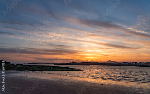 Sunset walking around Trearddur bay Anglesey