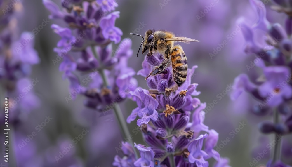 The Graceful Dance of a Bee on the Purple Flower - AR 7:4 The Graceful Dance of a Bee on the Purple Flower - AR 7:4
