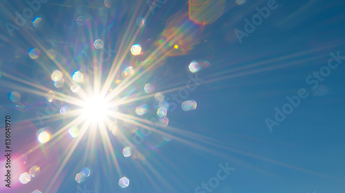 Bright Sun Lens Flare Transparent