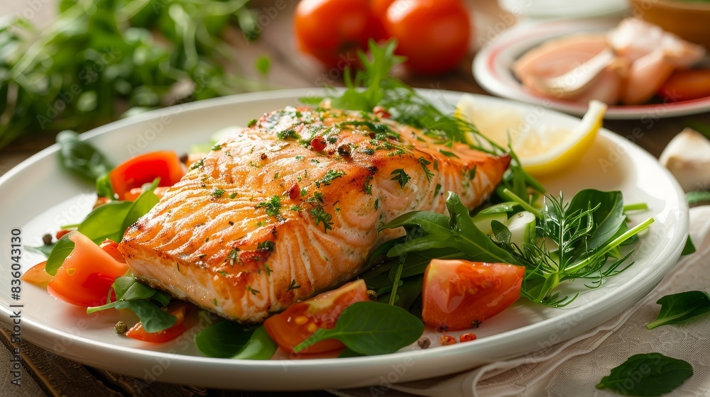 A full-fledged dish. Healthy eating. Sports diet A full-fledged dish. Healthy eating. Sports diet