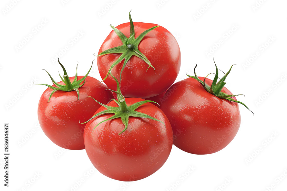 Fresh tomato isolated on transparent background Fresh tomato isolated on transparent background