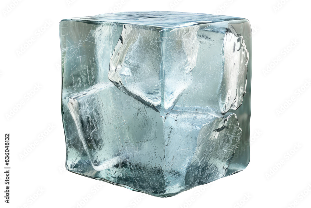 Obraz premium Ice box isolated on transparent background