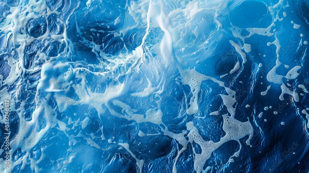 Obraz premium blue water background