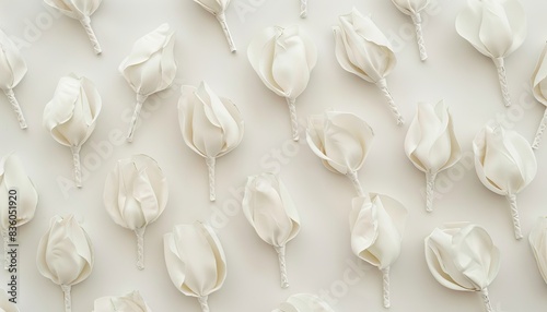 Pure Beauty: Artificial White Rose Buds for Stunning Floral Design