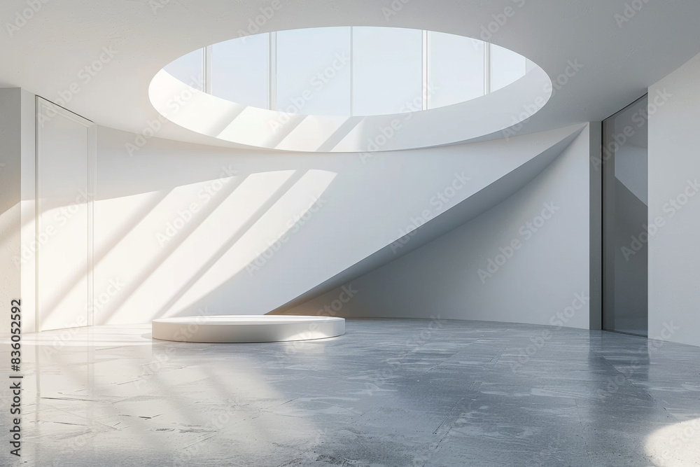 Obraz premium Empty hall of modern architectures&nbsp; 