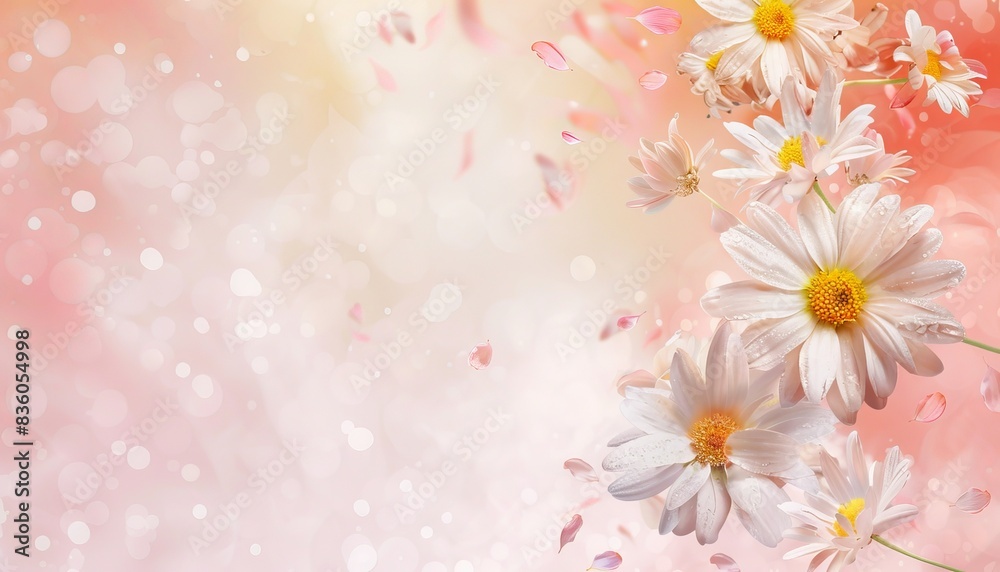 Diving into the Delicate Background of Daisy Flowers: AR 7:4 Diving into the Delicate Background of Daisy Flowers: AR 7:4