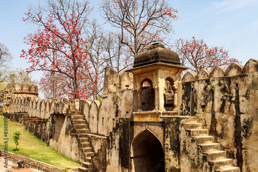 Fototapeta premium Jhansi fort in Jhansi, Budelkhand, Uttar Pradesh, India, Asia