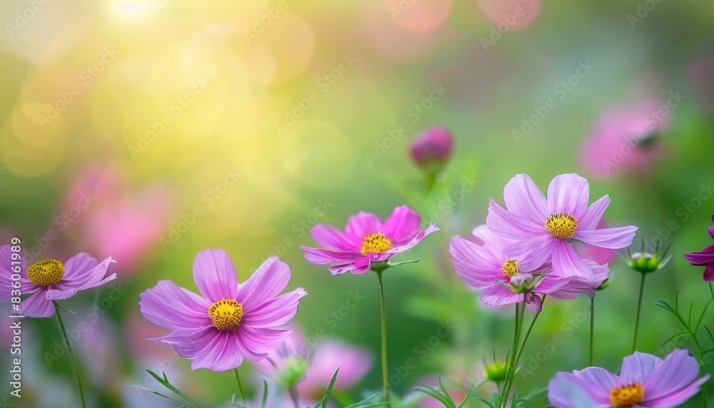 Glorious Cosmos Blooms: A Mesmerizing Garden Display -ar 7:4 Glorious Cosmos Blooms: A Mesmerizing Garden Display -ar 7:4