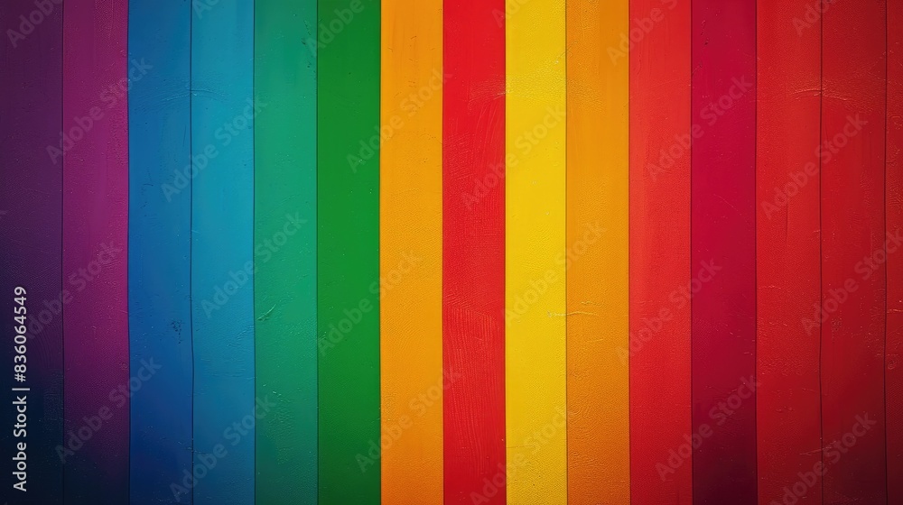 A vibrant LGBT rainbow background with a large blank area in the center for text, perfect for messages of inclusivity and pride A vibrant LGBT rainbow background with a large blank area in the center for text, perfect for messages of inclusivity and pride