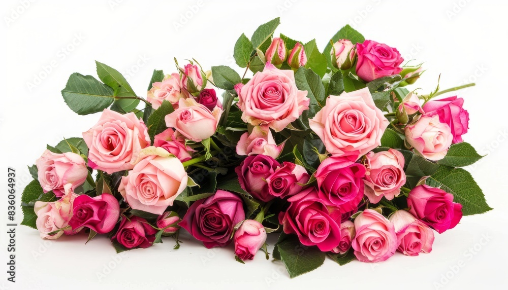 Blooming Elegance: A Gorgeous Bouquet of Fresh Roses Blooming Elegance: A Gorgeous Bouquet of Fresh Roses