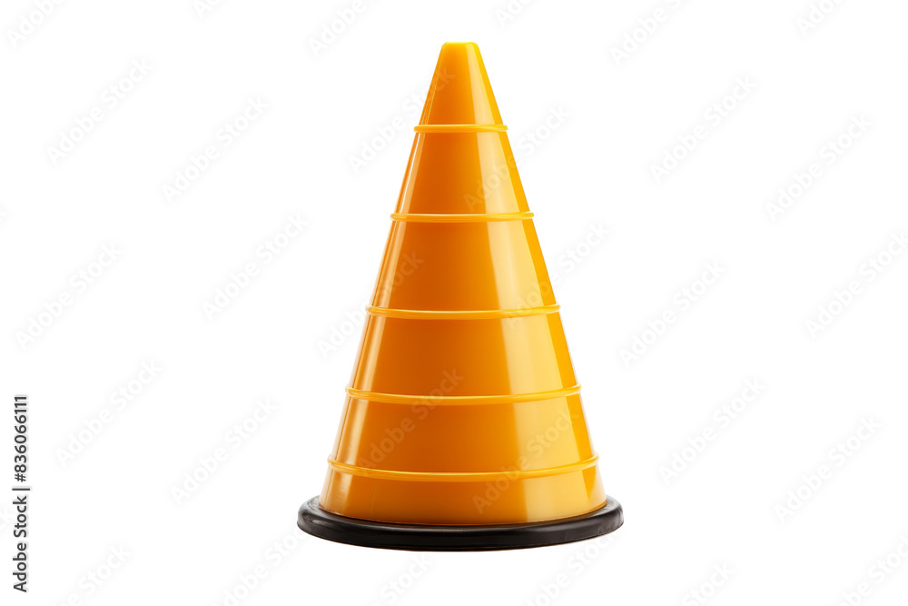 High-quality image of an orange traffic cone isolated on a transparent background. ideal for road safety and construction themes. High-quality image of an orange traffic cone isolated on a transparent background. ideal for road safety and construction themes.
