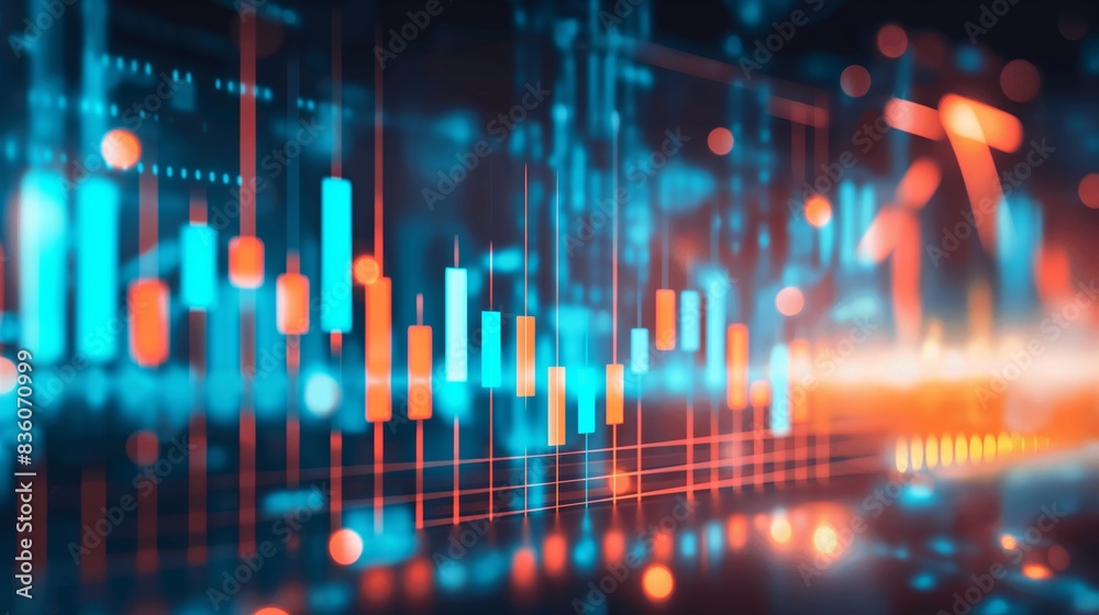 Dynamic Stock Market Analysis with Blue Lights Dynamic Stock Market Analysis with Blue Lights