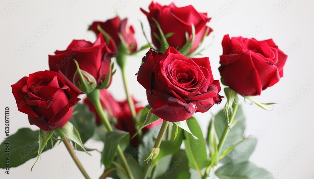 Crimson Splendor: A Study of Beautiful Red Roses Crimson Splendor: A Study of Beautiful Red Roses
