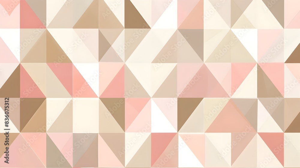 Harmonious Arrangement of Soft Pastel Triangular Shapes in Soothing Tones for Modern Digital Graphic Harmonious Arrangement of Soft Pastel Triangular Shapes in Soothing Tones for Modern Digital Graphic