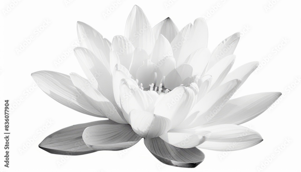 Stunning Black and White Lotus: A Purity Unveiled Stunning Black and White Lotus: A Purity Unveiled