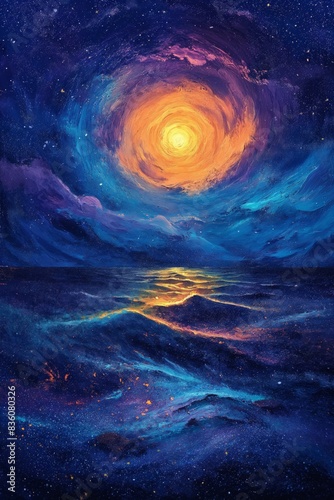 Timeless artwork capturing the vibrant and colorful essence 