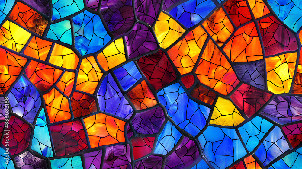 Stained Glass Window Detail Stained Glass Window Detail