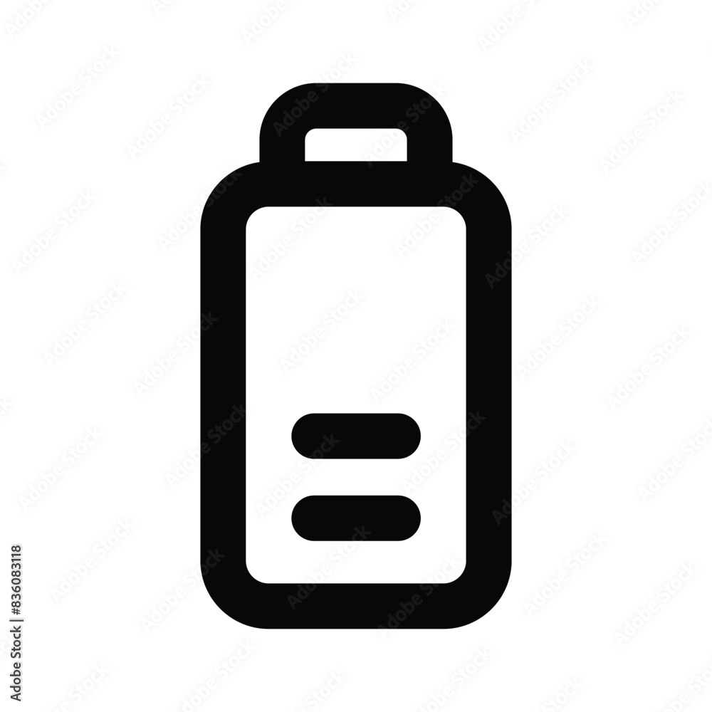 Get this amazing icon of low battery in modern style Get this amazing icon of low battery in modern style