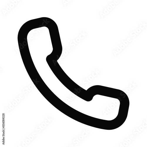 Phone, receiver, telephone vector design, pixel perfect icon