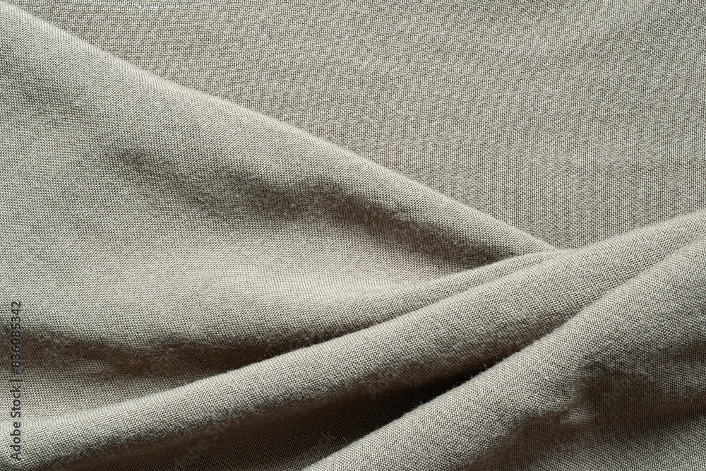 Fabric texture. Cotton fabric with pleats Fabric texture. Cotton fabric with pleats