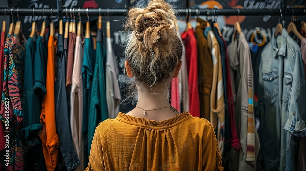 Boutique Owner in Stylish Fashion Store Boutique Owner in Stylish Fashion Store