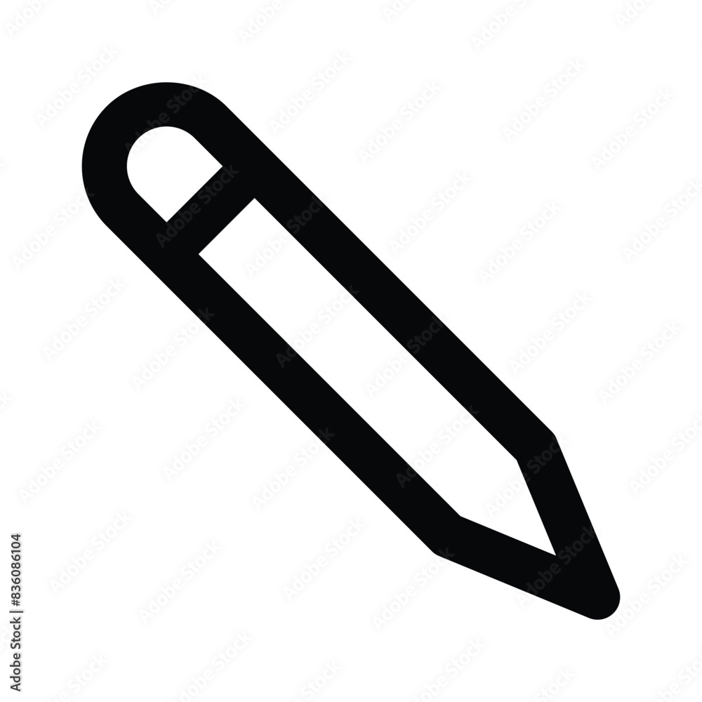 Icon of pencil, edit sign vector design Icon of pencil, edit sign vector design
