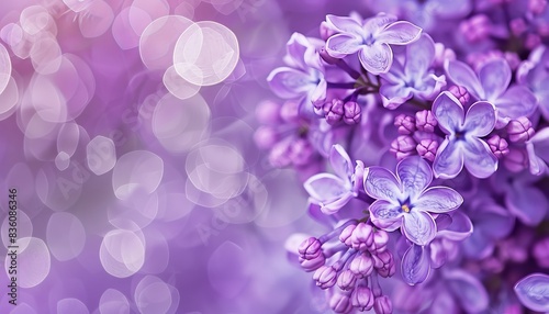 Luscious Lilac: A Mesmerizing Blurred Background © Paulius