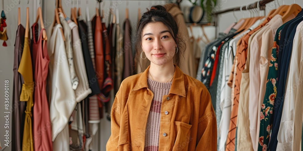 Boutique Owner in Stylish Fashion Store Boutique Owner in Stylish Fashion Store
