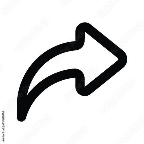 Share, sharing, forward button vector design