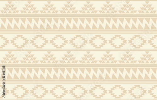 Geometric ethnic oriental ikat seamless pattern color oriental. Aztec ornament print. Design for background ,curtain, carpet, wallpaper, clothing, wrapping, Batik, vector illustration.