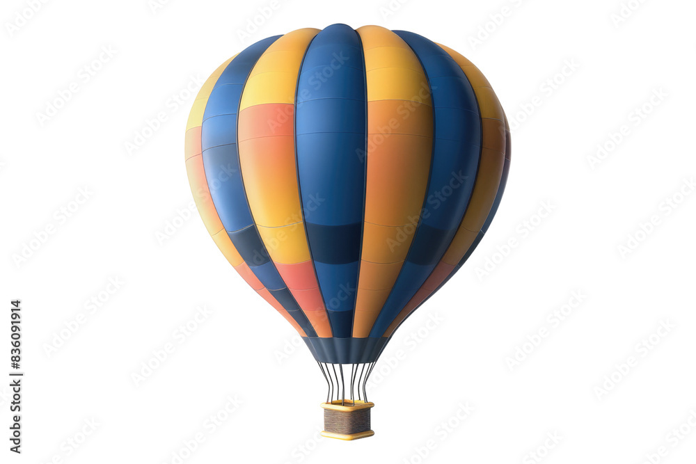 Naklejka premium Weather balloons isolated on transparent background