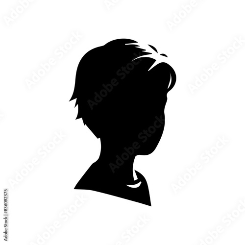 Man or boy shiluatte