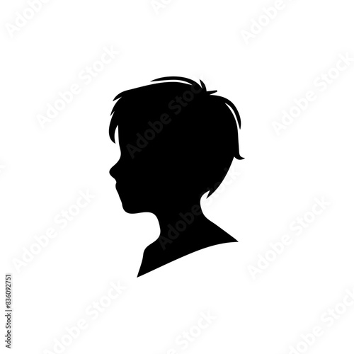 Man or boy shiluatte