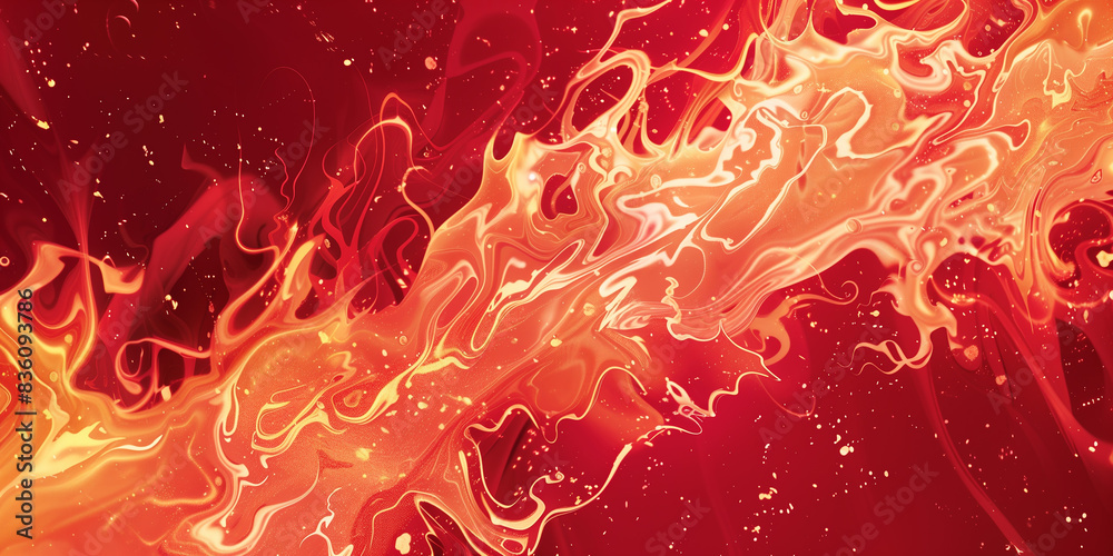 A red background with roaring flames and detailed fire patterns. A red background with roaring flames and detailed fire patterns.