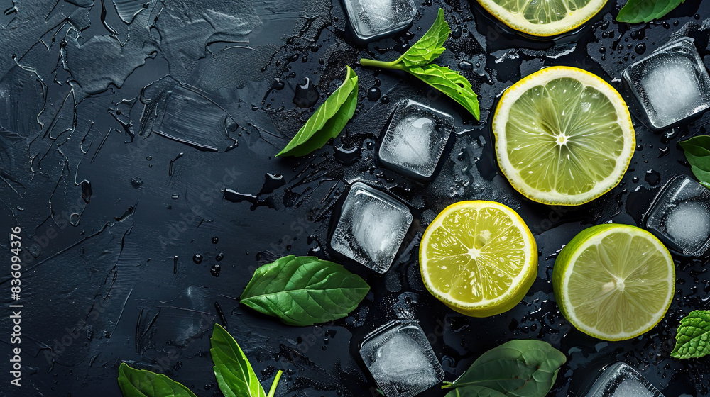 background lime and lemon fresh background lime and lemon fresh