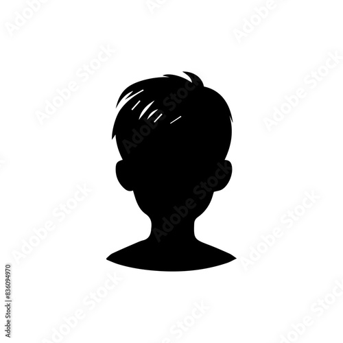 Man or boy shiluatte