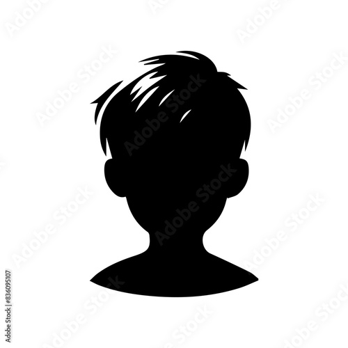 Man or boy shiluatte