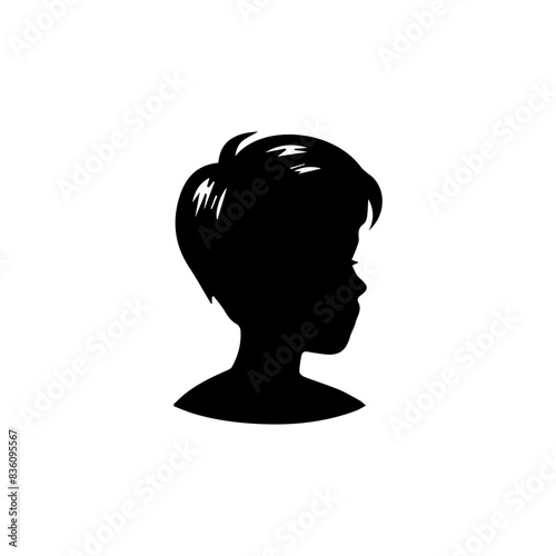 Man or boy shiluatte