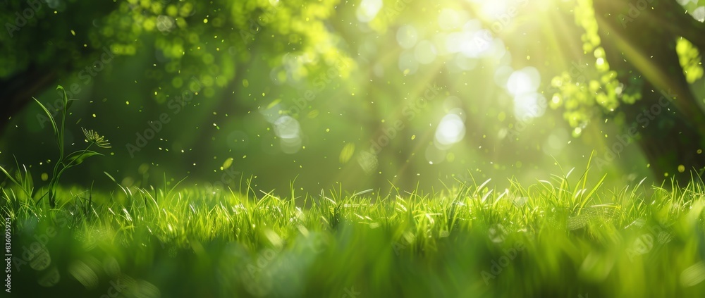 beautiful spring nature background with green grass beautiful spring nature background with green grass