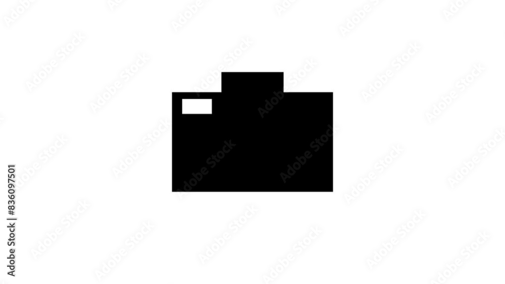 Motion camera icon with white background. Perfect for clip video elements. Motion camera icon with white background. Perfect for clip video elements.