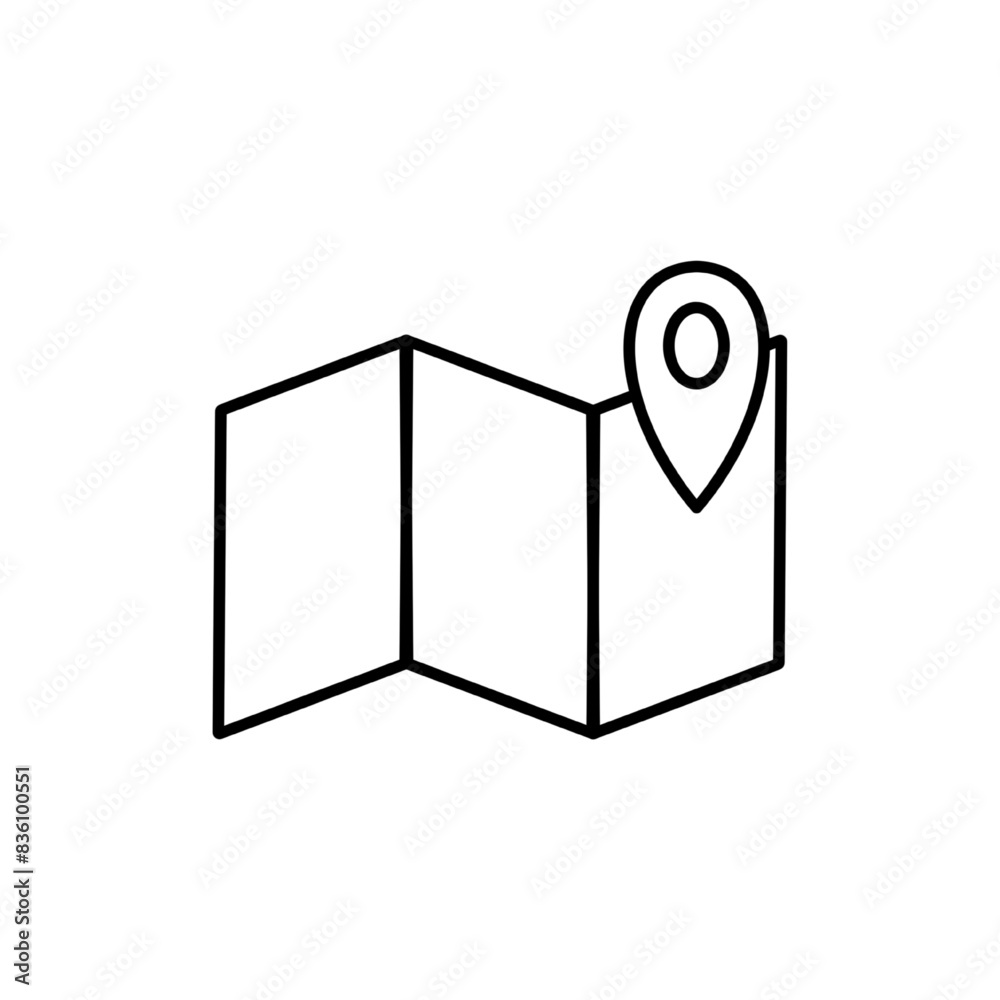 maps icon or logo isolated sign symbol vector illustration - high quality black style vector icons maps icon or logo isolated sign symbol vector illustration - high quality black style vector icons
