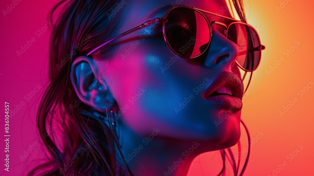 Neon Glow Fashion Editorial Neon Glow Fashion Editorial
