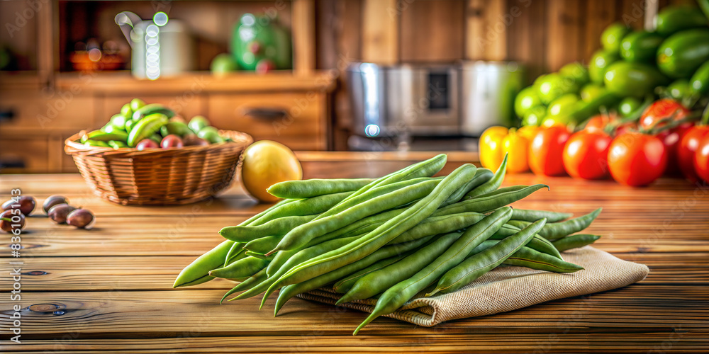 Fresh Green Beans popular vegetable rich in various nutrients Fresh Green Beans popular vegetable rich in various nutrients